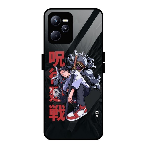 Yuta With Rika Glass Back Case for Realme C35