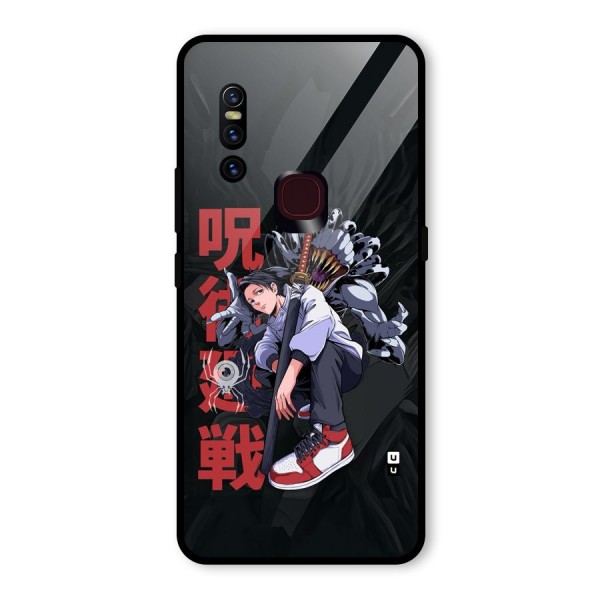 Yuta With Rika Glass Back Case for Vivo V15