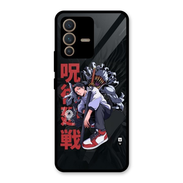 Yuta With Rika Glass Back Case for Vivo V23 5G