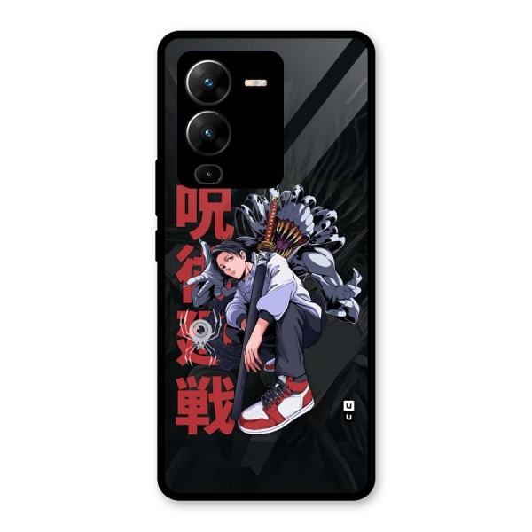 Yuta With Rika Glass Back Case for Vivo V25 Pro