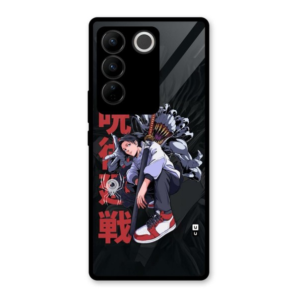 Yuta With Rika Glass Back Case for Vivo V27