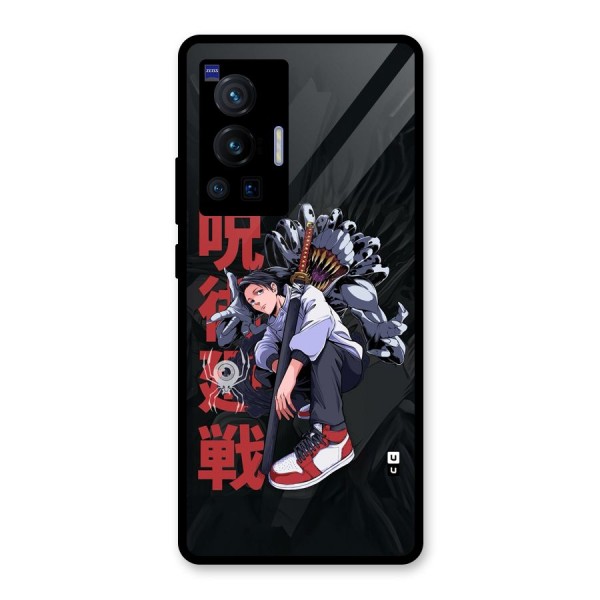 Yuta With Rika Glass Back Case for Vivo X70 Pro