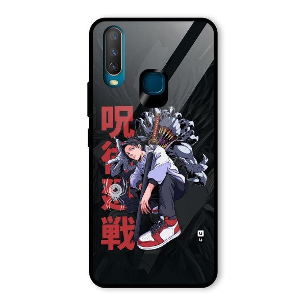 Yuta With Rika Glass Back Case for Vivo Y17