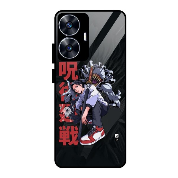 Yuta With Rika Glass Back Case for realme C55