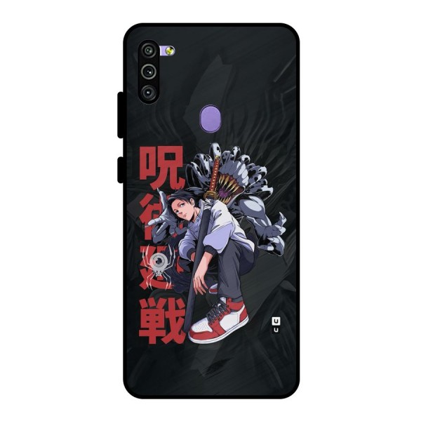 Yuta With Rika Metal Back Case for Galaxy M11