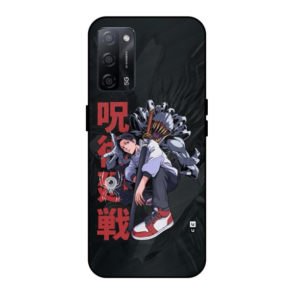 Yuta With Rika Metal Back Case for Oppo A53s 5G