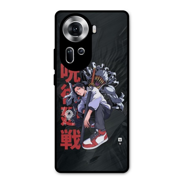 Yuta With Rika Metal Back Case for Oppo Reno11 5G