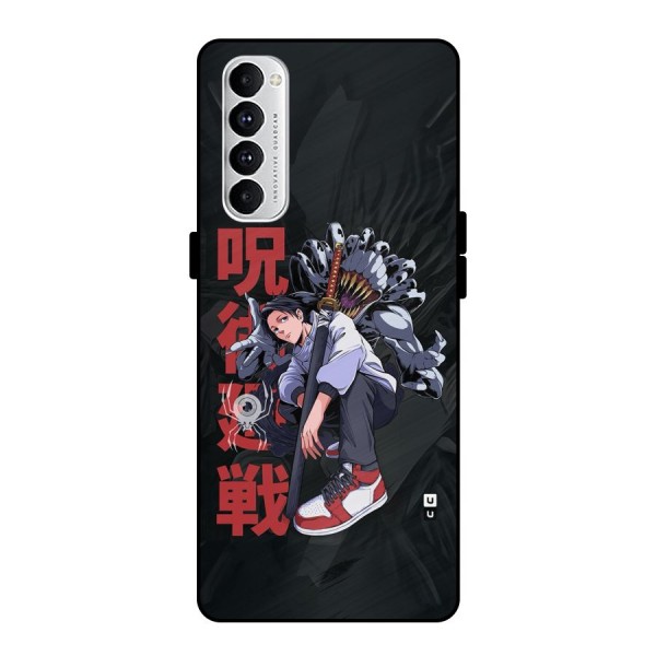 Yuta With Rika Metal Back Case for Oppo Reno4 Pro