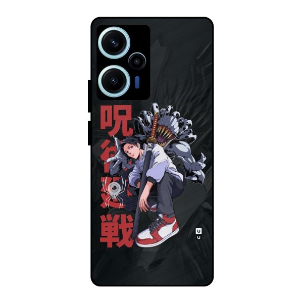 Yuta With Rika Metal Back Case for Poco F5