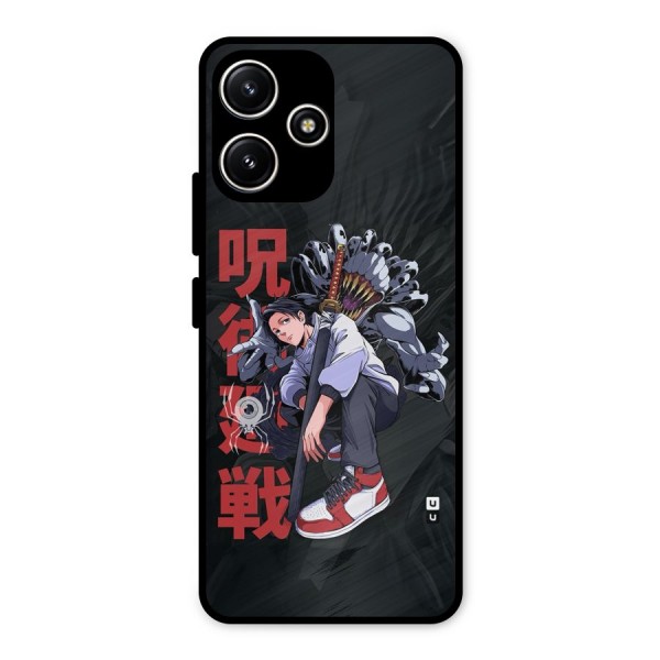 Yuta With Rika Metal Back Case for Poco M6 Pro