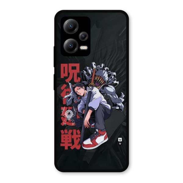 Yuta With Rika Metal Back Case for Poco X5