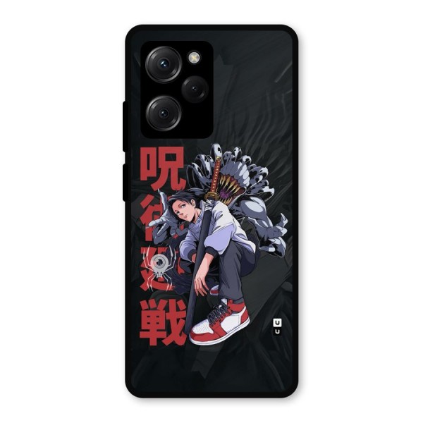 Yuta With Rika Metal Back Case for Poco X5 Pro