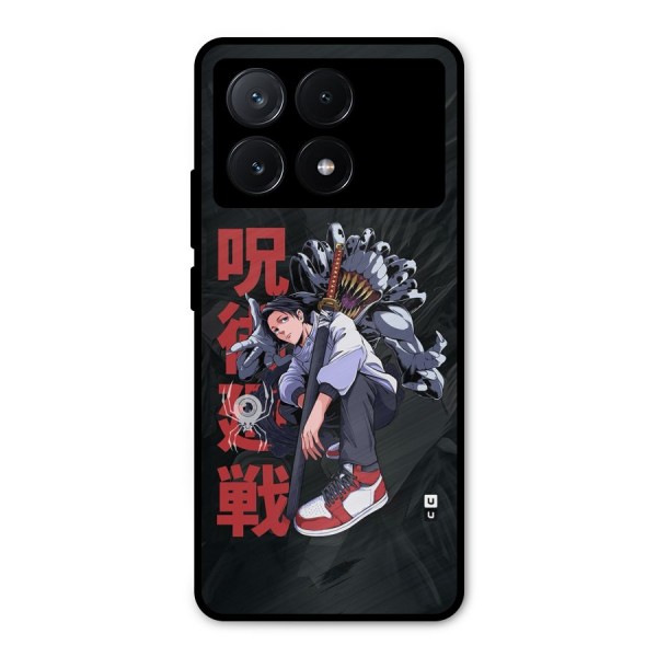 Yuta With Rika Metal Back Case for Poco X6 Pro