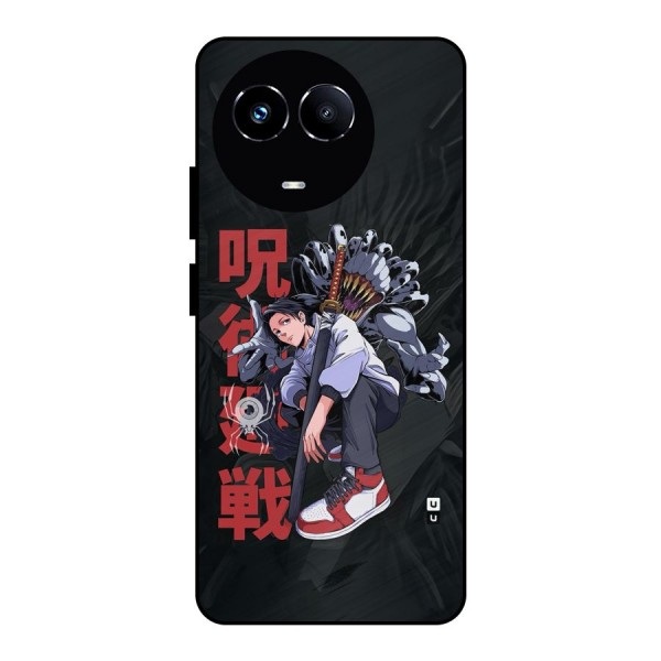 Yuta With Rika Metal Back Case for Realme 11X