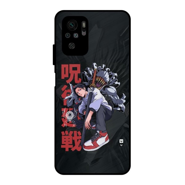 Yuta With Rika Metal Back Case for Redmi Note 10S