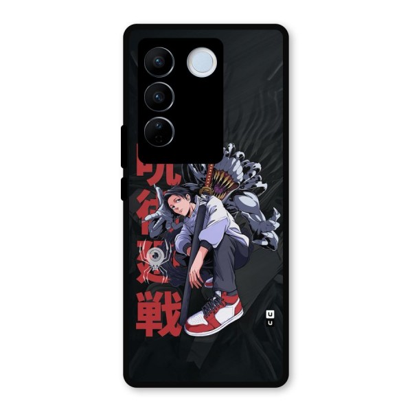 Yuta With Rika Metal Back Case for Vivo V27 Pro