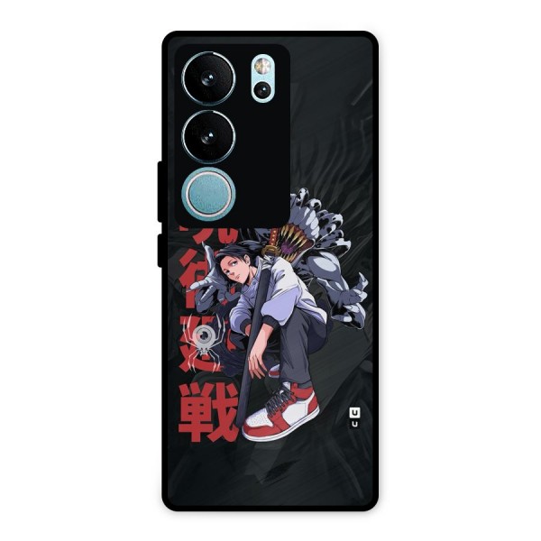 Yuta With Rika Metal Back Case for Vivo V29 Pro