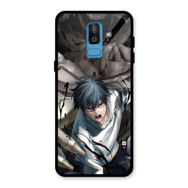 Yuta in the Battle Glass Back Case for Galaxy J8