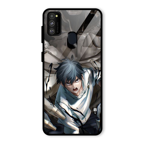 Yuta in the Battle Glass Back Case for Galaxy M21