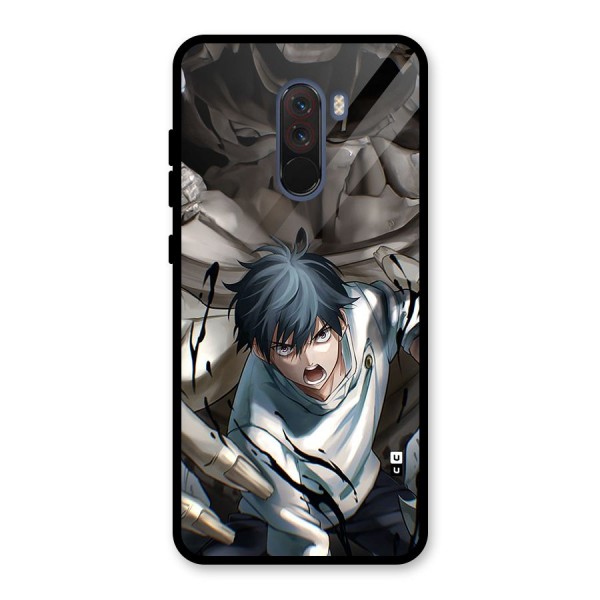 Yuta in the Battle Glass Back Case for Poco F1