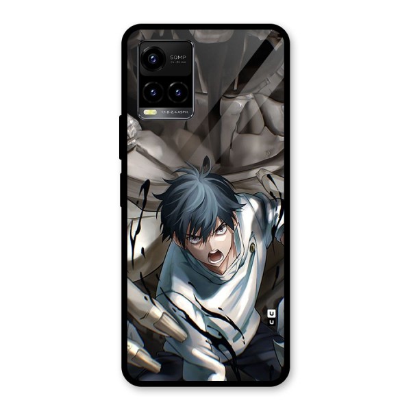 Yuta in the Battle Glass Back Case for Vivo Y21A