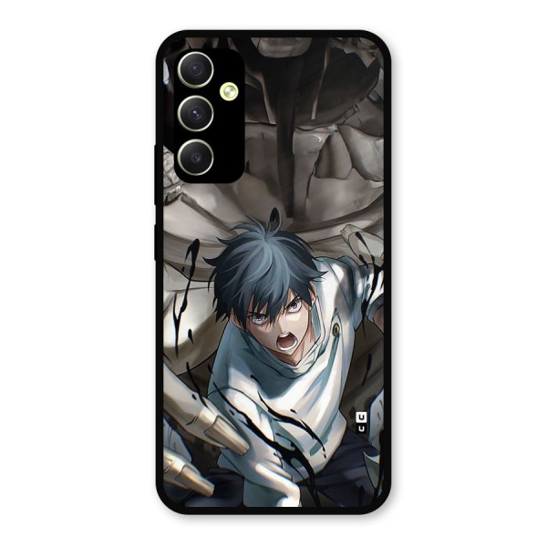 Yuta in the Battle Metal Back Case for Galaxy A34