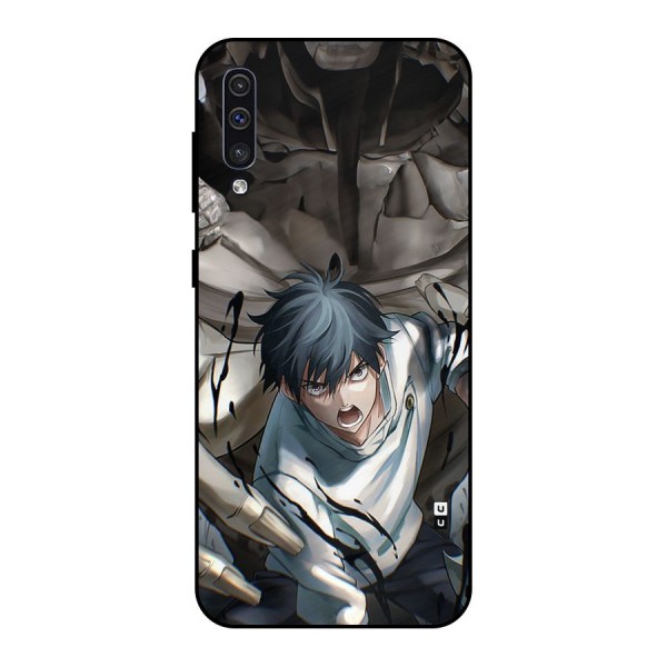 Yuta in the Battle Metal Back Case for Galaxy A50s