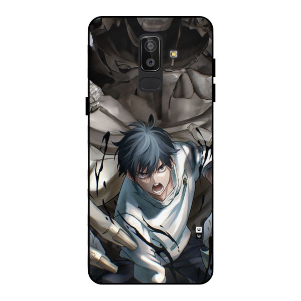 Yuta in the Battle Metal Back Case for Galaxy J8