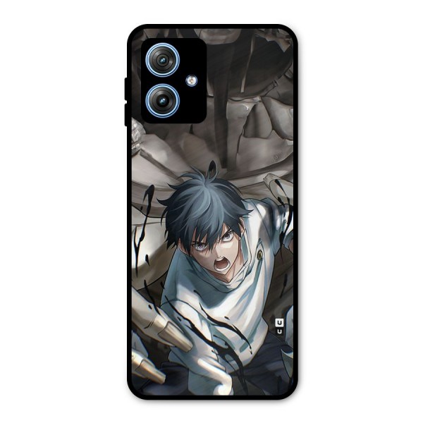 Yuta in the Battle Metal Back Case for Moto G54