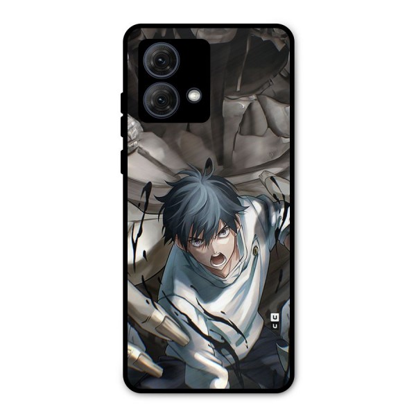 Yuta in the Battle Metal Back Case for Moto G84