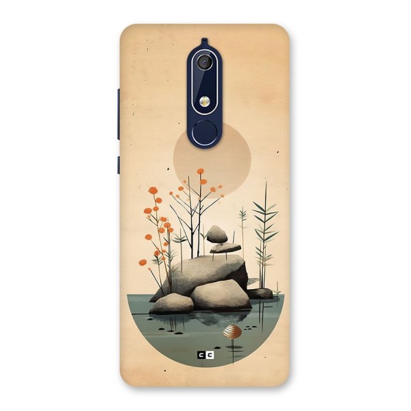 Zen Garden Back Case for Nokia 5.1