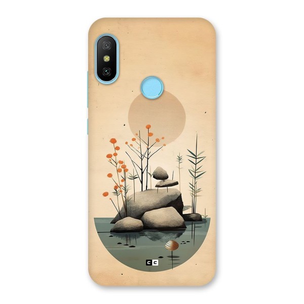 Zen Garden Back Case for Redmi 6 Pro