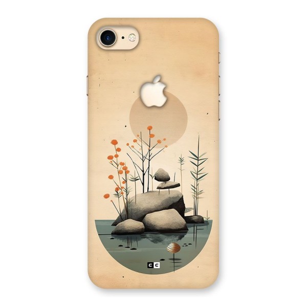 Zen Garden Back Case for iPhone 7 Apple Cut