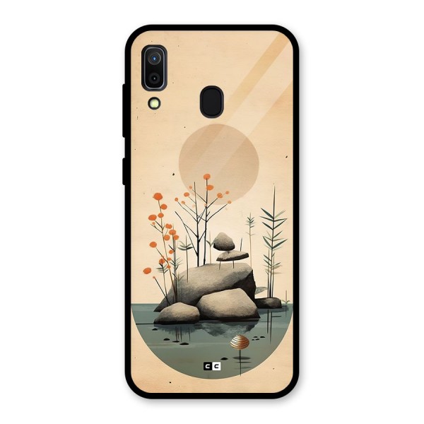 Zen Garden Glass Back Case for Galaxy A30