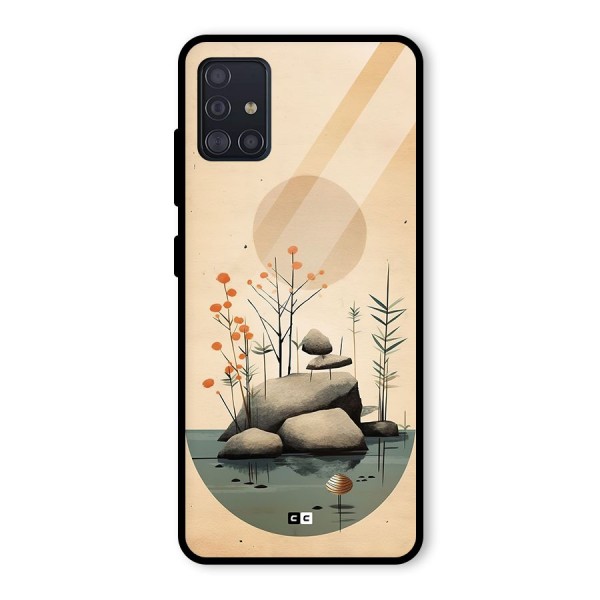 Zen Garden Glass Back Case for Galaxy A51