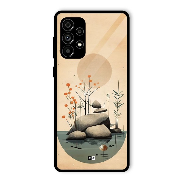 Zen Garden Glass Back Case for Galaxy A73 5G