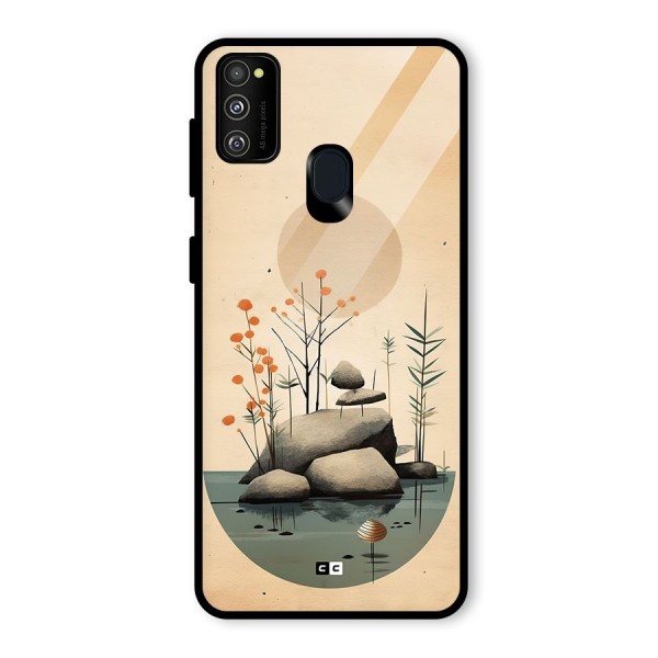 Zen Garden Glass Back Case for Galaxy M21