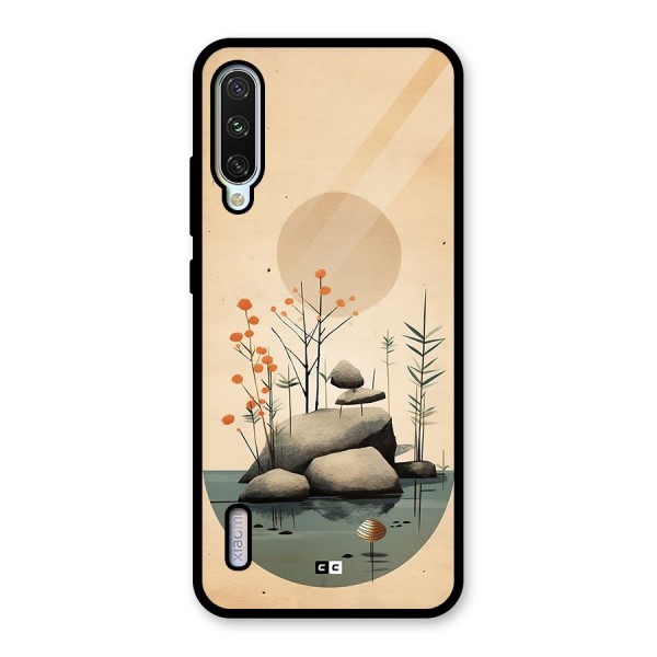 Zen Garden Glass Back Case for Mi A3