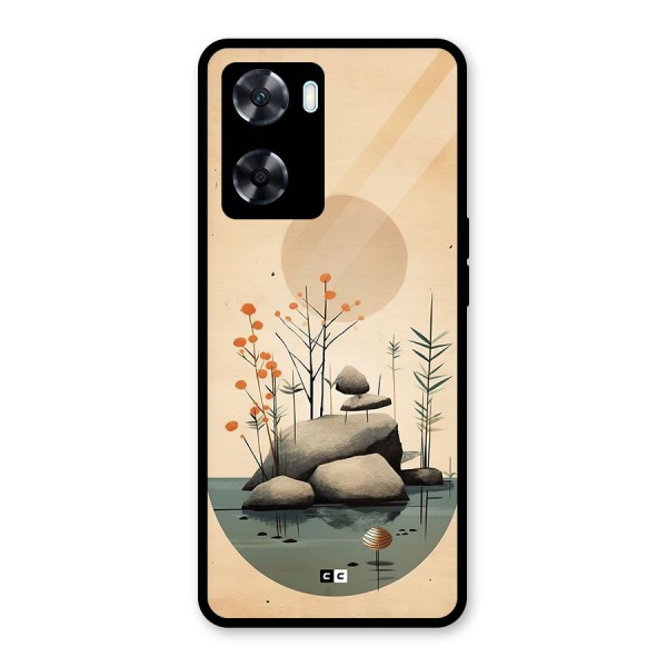 Zen Garden Glass Back Case for Oppo A77s