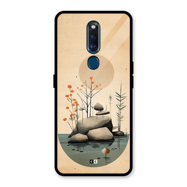 Zen Garden Glass Back Case for Oppo F11 Pro