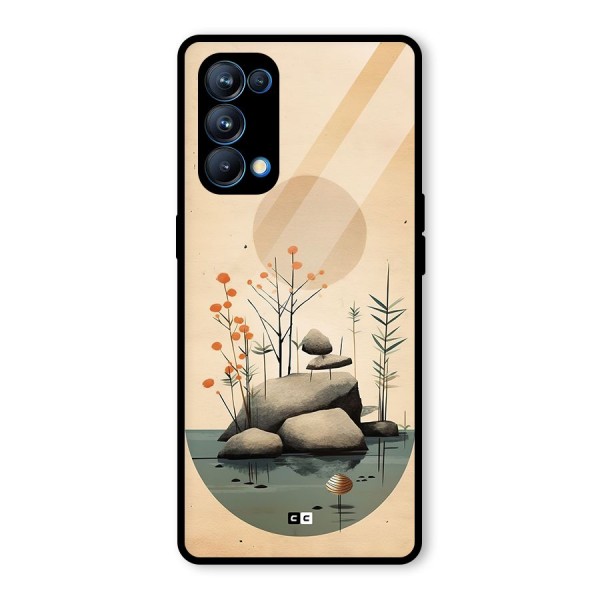 Zen Garden Glass Back Case for Oppo Reno5 Pro 5G