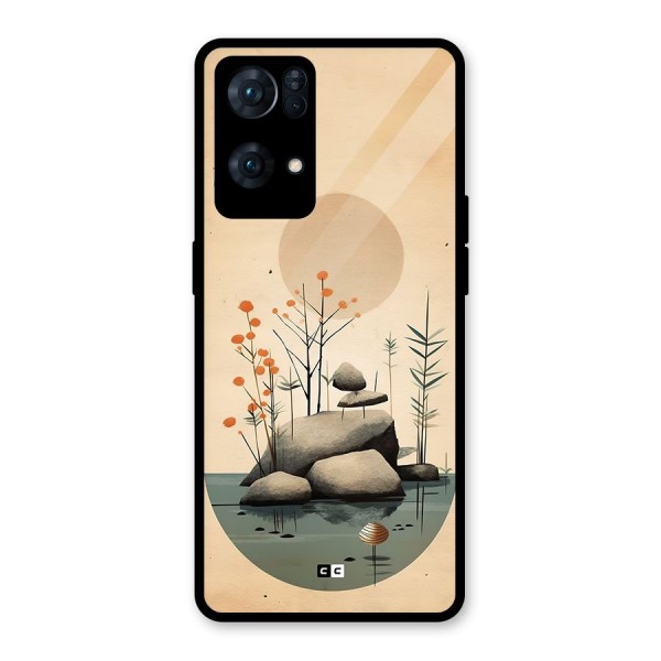 Zen Garden Glass Back Case for Oppo Reno7 Pro 5G