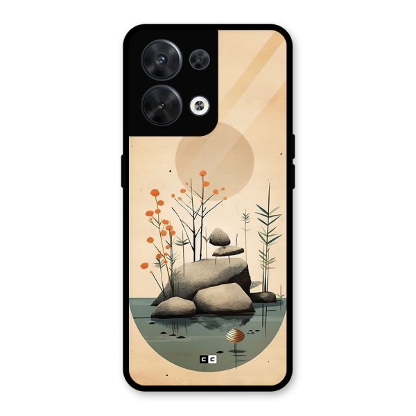 Zen Garden Glass Back Case for Oppo Reno8 5G