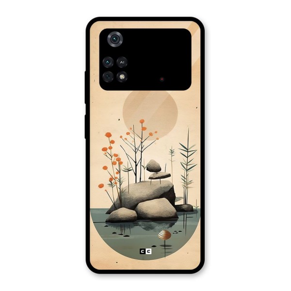 Zen Garden Glass Back Case for Poco M4 Pro 4G