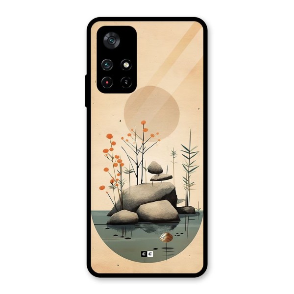 Zen Garden Glass Back Case for Poco M4 Pro 5G