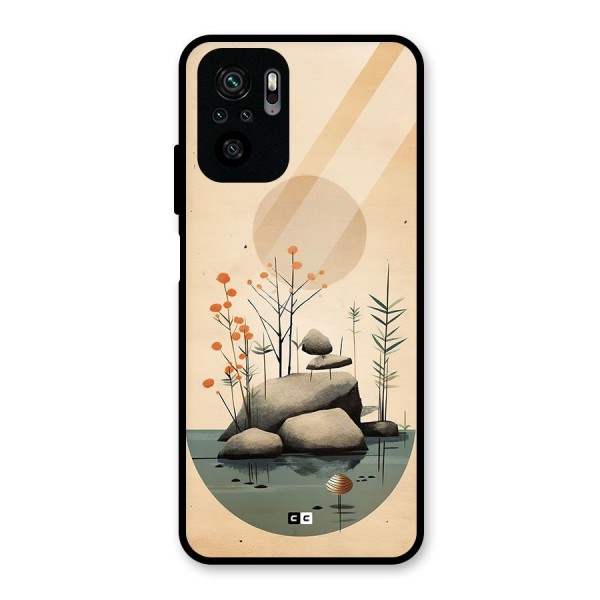 Zen Garden Glass Back Case for Redmi Note 10