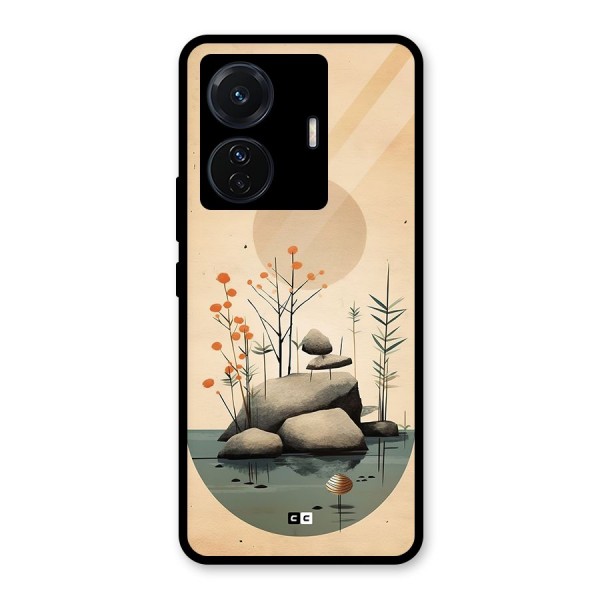 Zen Garden Glass Back Case for Vivo T1 Pro