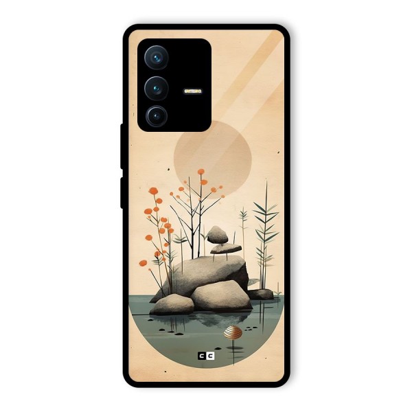 Zen Garden Glass Back Case for Vivo V23 Pro