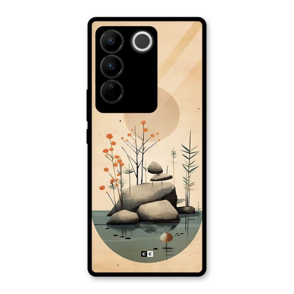 Zen Garden Glass Back Case for Vivo V27