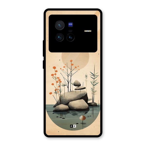 Zen Garden Glass Back Case for Vivo X80